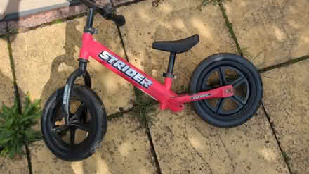 Photo of free Red strider balance bike (Urmston M41) #1