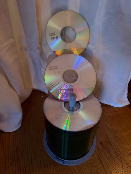 Photo of free DVD-R & CD-R discs (Belmont, MA) #1