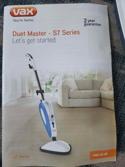 Photo of free Vax Duet Master Steam Cleaner (Middleton MK10) #1