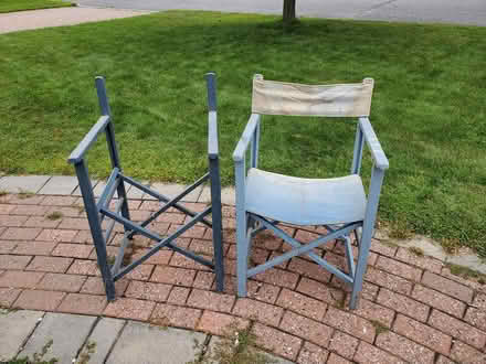 Photo of free Wooden director chairs (Near Experimental Farm) #2