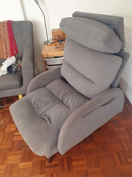 Photo of free Reclining grey chair Ikea (Crowmarsh Gifford) #1