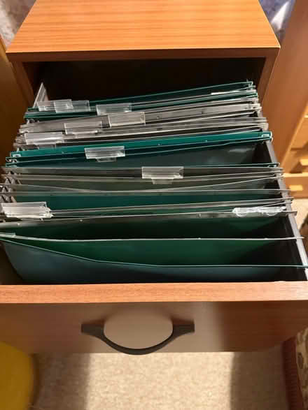 Photo of free Three drawer wooden filing cabinet (Stourbridge. DY8) #3