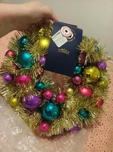 Photo of free Large light up christmas wreath (Hernebay CT6) #1