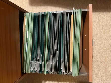 Photo of free Three drawer wooden filing cabinet (Stourbridge. DY8) #2