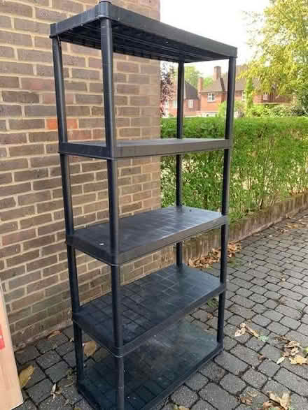 Photo of free Black plastic shelving (Marshalswick AL1) #1