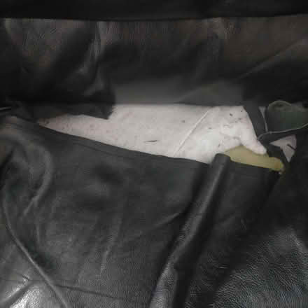 Photo of free Black leather sofa (Spring Hill OL1) #2