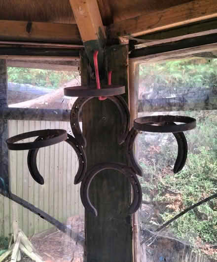 Photo of free Novelty iron vase holder (Stone Cross BN24) #1