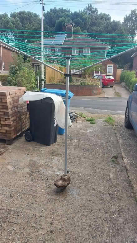 Photo of free three armed rotary washing line (dorset BH12) #1