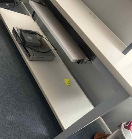 Photo of free White Production Desk (Lowell) #4