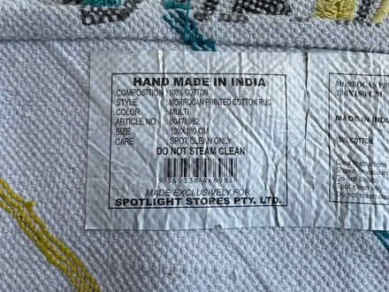 Photo of free Cotton rug (Milford) #2