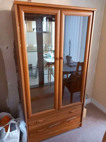 Photo of free Display Cabinet With Light (Braintree CM7) #1