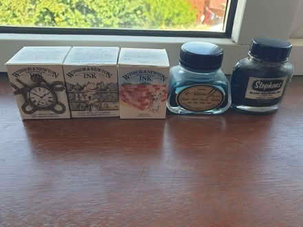 Photo of free Old bottles Windsor & Newton Ink (Evercreech BA4) #1
