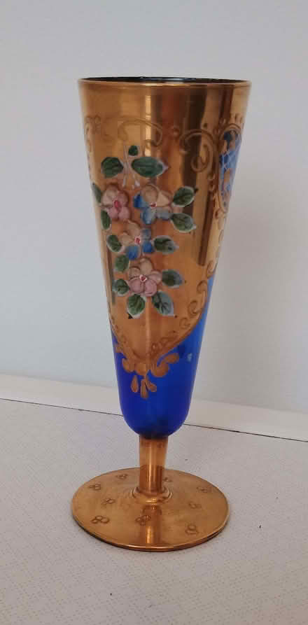 Photo of free Small coloured Glass vase (Barbourne WR3) #1