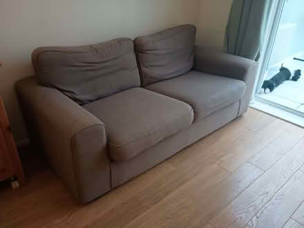 Photo of free Grey three seater sofa (Drayton OX13) #1
