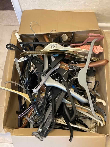 Photo of free Approx. 50 coathangers - mixed types (Birch Vale SK22) #1