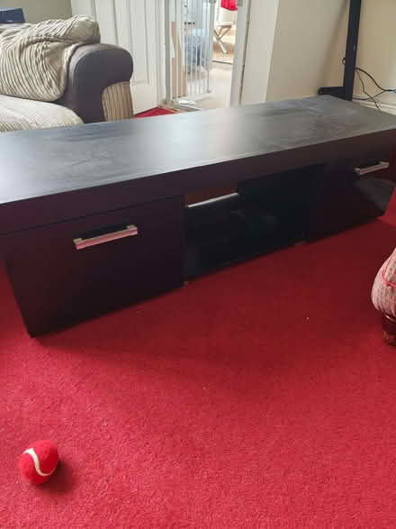 Photo of free Black TV cabinet/stand (Sprowston NR7) #1