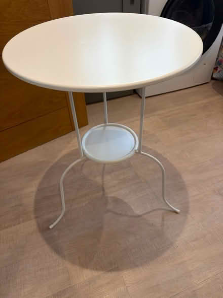Photo of free IKEA white metal side table (Berkhamsted HP4) #1