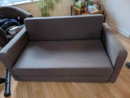 Photo of free Grey sofa bed. Needs a clean (Sutton Manor WA8) #2