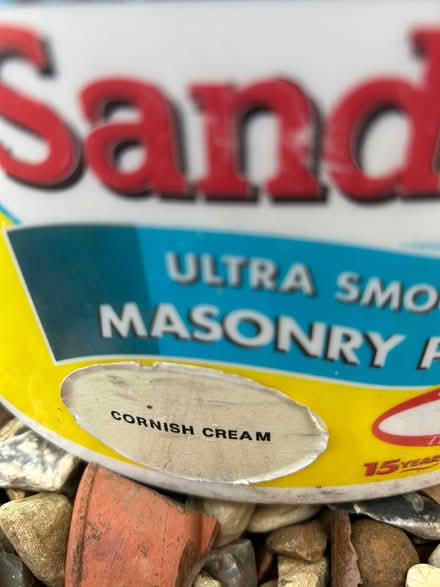 Photo of free Open tub of sandtex smooth paint (Sheringham NR26) #2