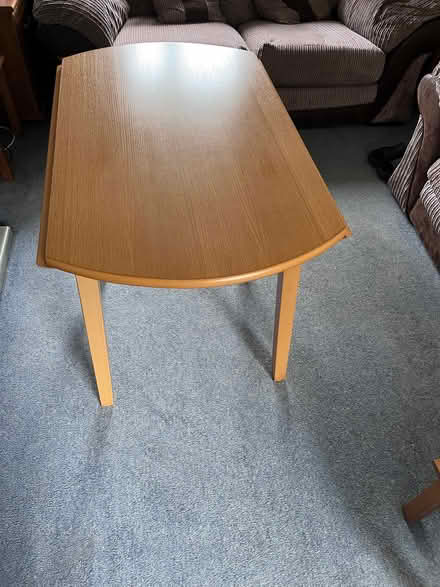 Photo of free Dining table and four chairs. (Llandrillo yn Rhos LL28) #2