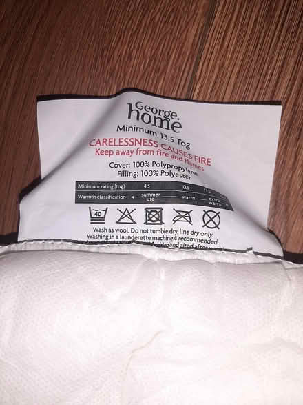 Photo of free 2 waterproof single duvets (Darlaston WS10) #2