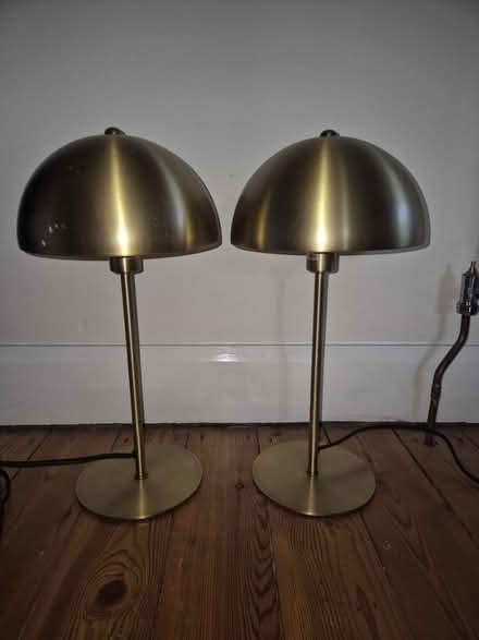 Photo of free 2 brass table lamps (Stamford PE9) #2