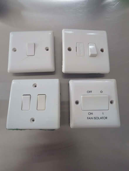 Photo of free Light switches, fused spur and fan isolator switches (Wimbledon SW19) #1