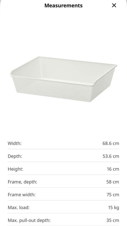 Photo of free 3x KOMPLEMENT mesh baskets (Poynton Sk12 1qb) #3