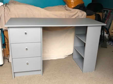 Photo of free Small grey desk (Rugeley WS15) #1