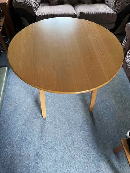 Photo of free Dining table and four chairs. (Llandrillo yn Rhos LL28) #1