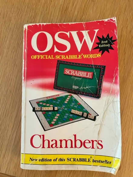 Photo of free Official scrabble word book (Halewood L26) #1