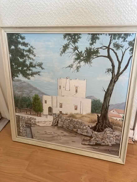 Photo of free Oil painting in wooden frame (Willingdon BN22) #1