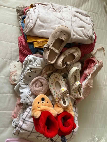 Photo of free 9-12 months girls clothes bundle (Woodlands TW7) #1