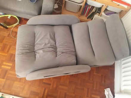 Photo of free Reclining grey chair Ikea (Crowmarsh Gifford) #3