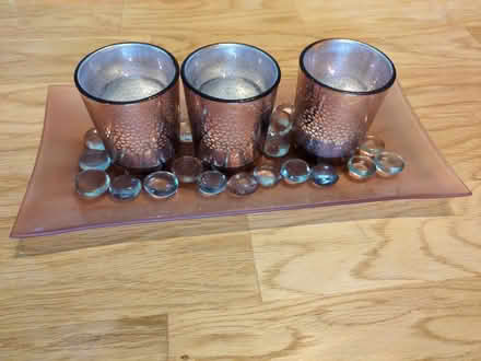 Photo of free Glass candle set (Terenure) #2