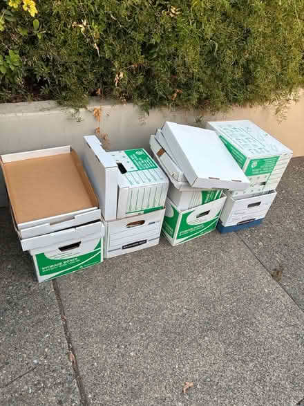 Photo of free Bankers boxes (Central San Rafael) #1