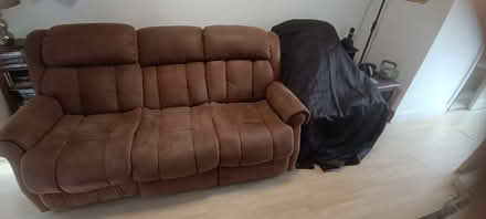 Photo of free 3 seater sofa very comfortable (D.16) #3