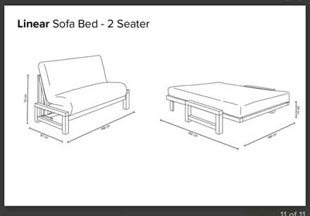 Photo of Futon sofa bed (Colinde NW9) #1