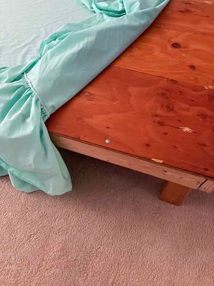 Photo of free Handmade platform bed (Milpitas off of Piedmont Road) #2