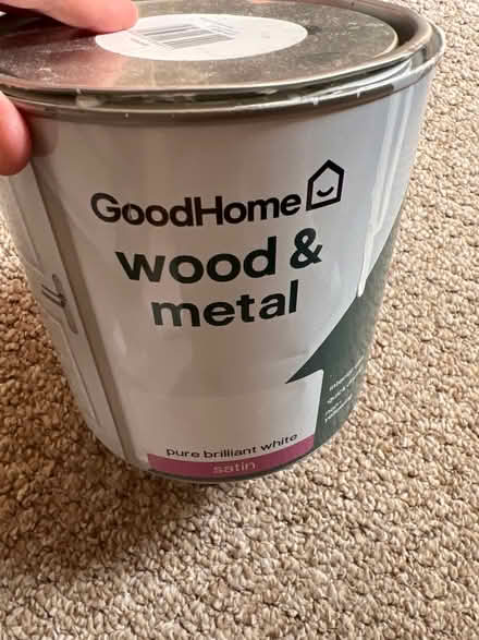 Photo of free Satin white wood&metal paint (Walton Cardiff GL20) #1