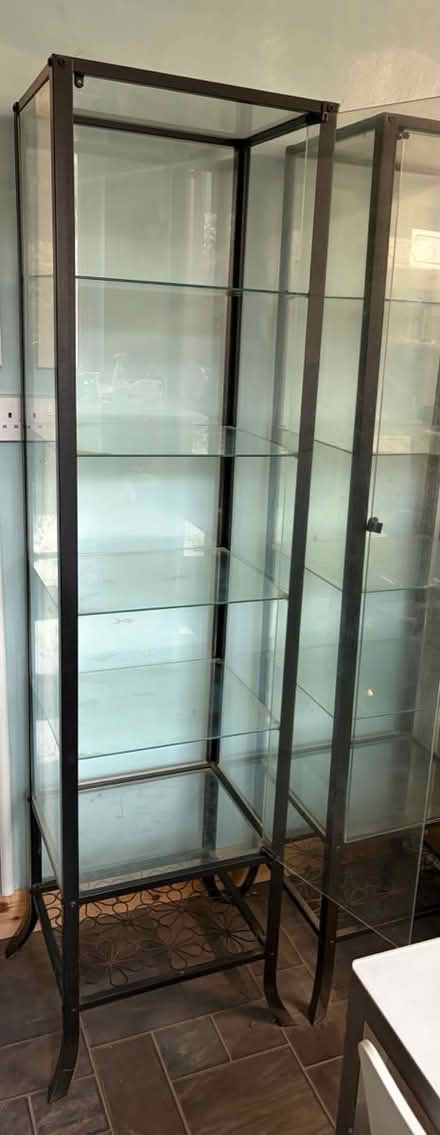 Photo of free 2 x Glass Display cabinets (Rubery B45) #2