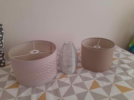 Photo of free 3 x lampshades (Maidstone ME17) #1