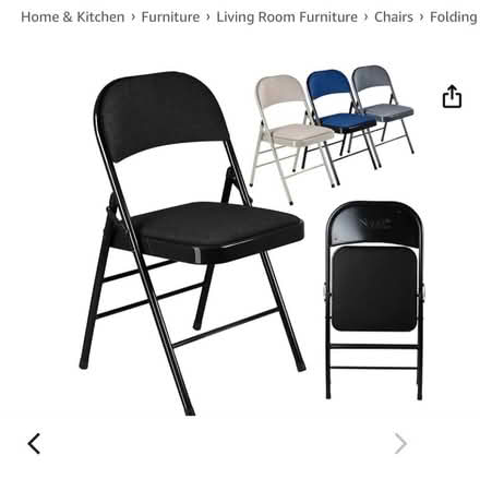 Photo of fold up chairs (West Byfleet KT15) #1