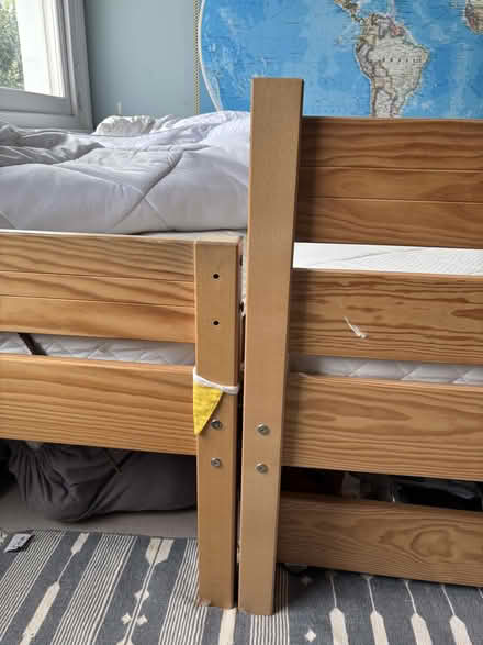 Photo of free Wooden Single bed (x2) (North Kensington W10) #4