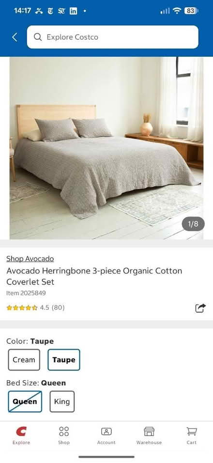 Photo of free Two king size pillow shams (Bitter Lake) #3