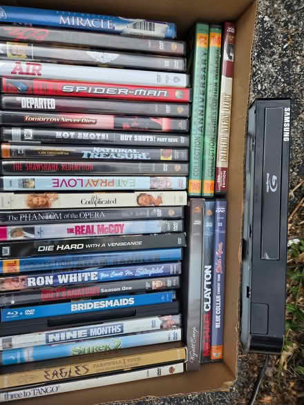 Photo of free Blue ray player and DVDs (Woodridge) #1