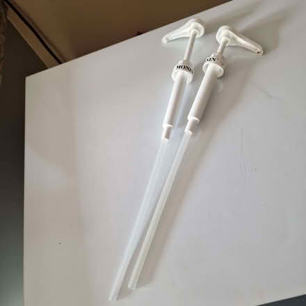 Photo of free 2 large 1 litre Monin Monin syrup pumps (Colchester CO1) #2
