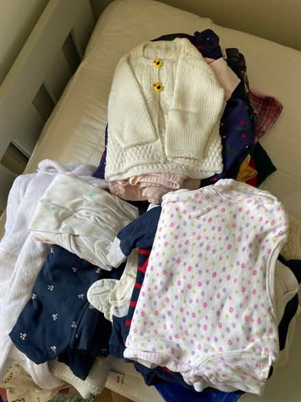 Photo of free 3-6 months girls clothes, Very large bundle (Woodlands TW7) #1
