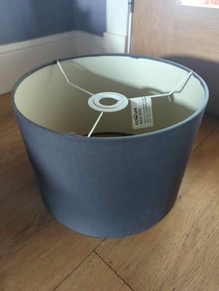 Photo of free Grey/blue lamp shades, 3 (Craiglockhart EH14) #1