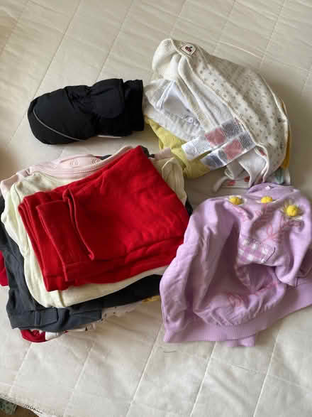 Photo of free 6-9 months girls clothes and bibs (Woodlands TW7) #1